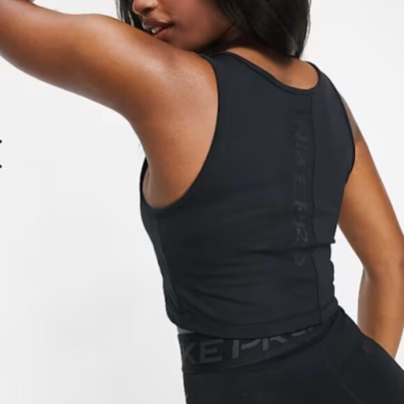 Nike Pro Cropped Tank - Picture 2 of 9